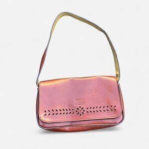 Mondani Brown Faux Leather Shoulder Bag